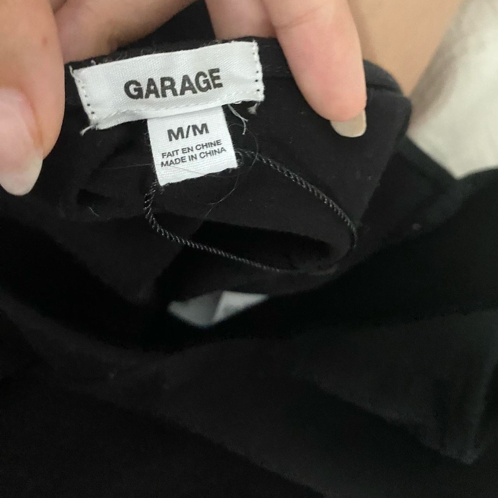 Garage Backless black shirt - Picture 5 of 5